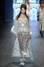 BELLA HADDID at Anna Sui Fashion Show at NYFW in New York 09/14/2016