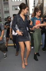 BELLA HADID and TAYLOR MARIE HILL Out in New York 09/14/2016