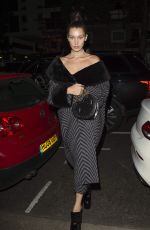 BELLA HADID Arrives at Notting Hill Recording Studio in London 09/20/2016