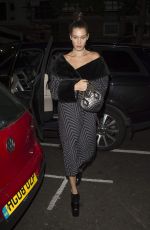 BELLA HADID Arrives at Notting Hill Recording Studio in London 09/20/2016