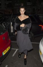 BELLA HADID Arrives at Notting Hill Recording Studio in London 09/20/2016