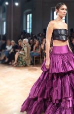 BELLA HADID at Aberta Ferretti Spring/Summer 2017 Fashion Show