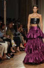BELLA HADID at Aberta Ferretti Spring/Summer 2017 Fashion Show