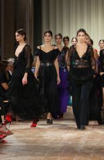 BELLA HADID at Aberta Ferretti Spring/Summer 2017 Fashion Show