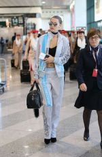 BELLA HADID at Airport in Milan 09/25/2016
