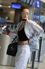 BELLA HADID at Airport in Milan 09/25/2016