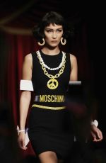 BELLA HADID at Moschino Fashion Show at Milan Fashion Week 09/22/2016