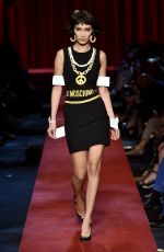 BELLA HADID at Moschino Fashion Show at Milan Fashion Week 09/22/2016