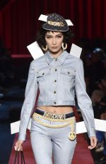 BELLA HADID at Moschino Fashion Show at Milan Fashion Week 09/22/2016