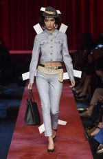 BELLA HADID at Moschino Fashion Show at Milan Fashion Week 09/22/2016