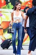 BELLA HADID in Jeans Out in New York 09/13/2016