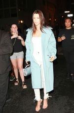 BELLA HADID Leaves Ralph Lauren Fashion Show at NYFW in New York 09/14/2016
