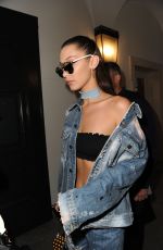 BELLA HADID Out and About in Milan 09/22/2016