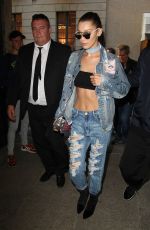 BELLA HADID Out and About in Milan 09/22/2016