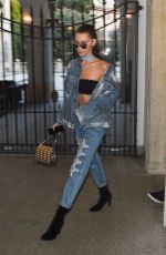 BELLA HADID Out and About in Milan 09/22/2016