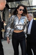BELLA HADID Out in Milan 09/24/2016