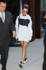 BELLA HADIDI Out in New York 09/15/2016
