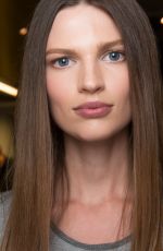 BETTE FRANKE at Versace Spring/Summer 2017 Fashion Show at Milan Fashion Week