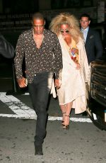 BEYONCE Arrives at Her Birthday Party in New York 09/05/2016