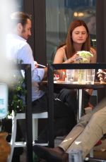 BONNIE WRIGHT Out for Lunch at M Cafe in Beverly Hills 09/22/2016