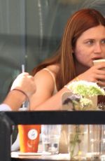 BONNIE WRIGHT Out for Lunch at M Cafe in Beverly Hills 09/22/2016