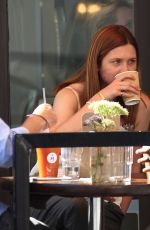 BONNIE WRIGHT Out for Lunch at M Cafe in Beverly Hills 09/22/2016