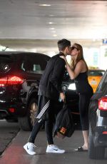 BRIE LARSON Kisses Alex Greenwald Out in West Hollywood 09/01/2016