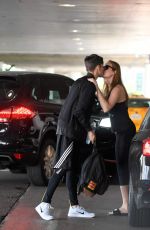 BRIE LARSON Kisses Alex Greenwald Out in West Hollywood 09/01/2016