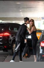 BRIE LARSON Kisses Alex Greenwald Out in West Hollywood 09/01/2016