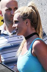 BRITNEY SPEARS Leaves a Dance Studio in Westlake Village 09/26/2016