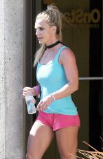 BRITNEY SPEARS Leaves a Dance Studio in Westlake Village 09/26/2016
