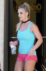 BRITNEY SPEARS Leaves a Dance Studio in Westlake Village 09/26/2016