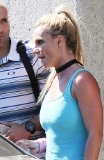BRITNEY SPEARS Leaves a Dance Studio in Westlake Village 09/26/2016