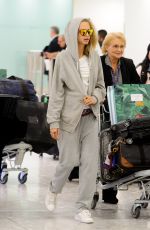 CARA DELEVINGNE at Heathrow Airport in London 09/09/2016