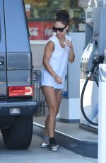 CARA SANTANA at a Gas Station in Los Angeles 09/07/2016