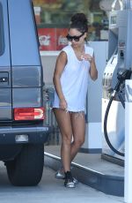 CARA SANTANA at a Gas Station in Los Angeles 09/07/2016