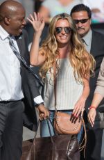 CAT DEELEY Arrives at Jimmy Kimmel Live! in Hollywood 08/31/2016