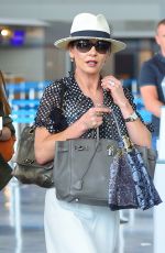 CATHERINE ZETA JONES at JFK Airport in New York 08/29/2016