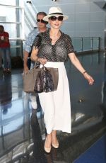 CATHERINE ZETA JONES at JFK Airport in New York 08/29/2016