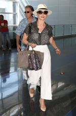 CATHERINE ZETA JONES at JFK Airport in New York 08/29/2016