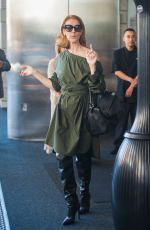 CELINE DION Leaves Her Hotel in Los Angeles 09/09/2016