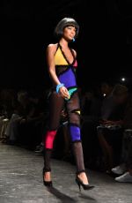 CHANEL IMAN at Jeremy Scott Fashion Show at New York Fashion Week 09/12/2016