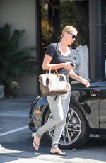 CHARLIZE THERON Leaves a Spa in Koreatown 09/06/2016