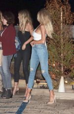 CHARLOTTE MCKINNEY at Nobu in Los Angeles 09/03/2016