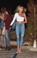 CHARLOTTE MCKINNEY at Nobu in Los Angeles 09/03/2016