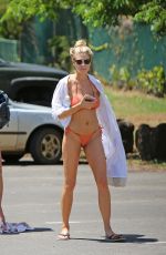 CHARLOTTE MCKINNEY in Bikini on the Beach in Hawaii 09/07/2016