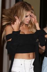 CHARLOTTE MCKINNEY Leaves Catch Restaurant in West Hollywood 09/28/2016