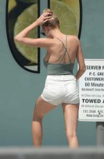 CHARLOTTE MCKINNEY Out for Lunch in Beverly Hills 09/03/2016