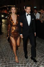CHIARA FERRAGNI at Amfar Gala at Museo Della Permanente in Milan 09/24/2016