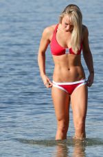 CHLOE MADELEY in Bikini at a Beach in Ibiza 09/15/2016